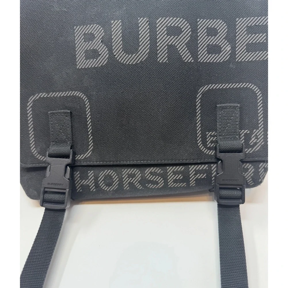 Burberry Horseferry Print Messenger Bag Black